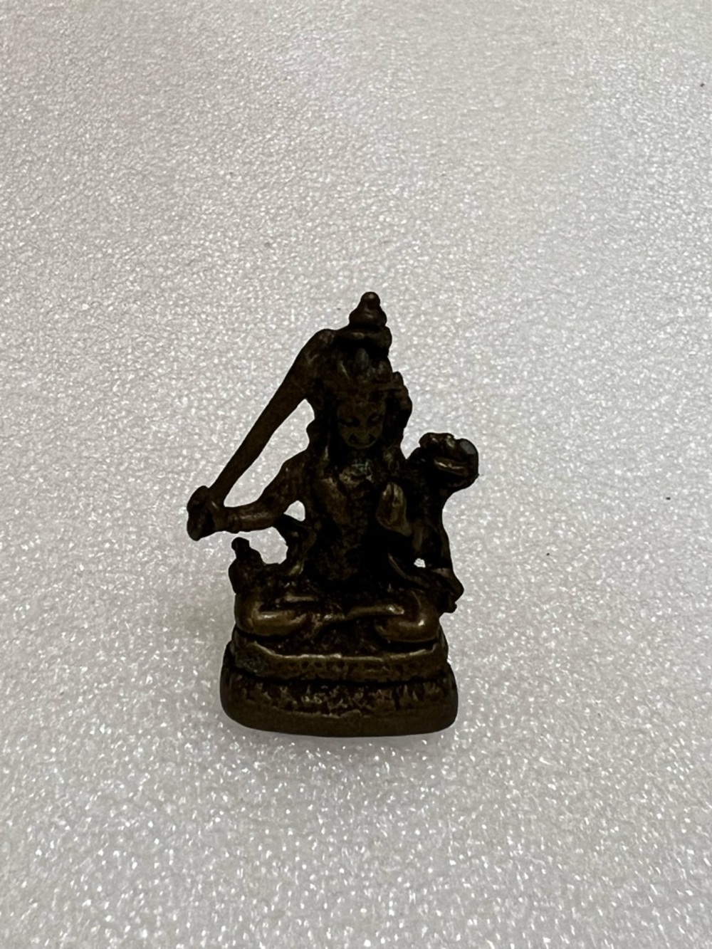 Chinese Tibet Buddha Bronze statue miniature - Picture 6 of 10